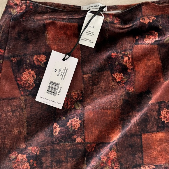 NWT We Wore What Velvet Bikini Set in Saddle - Picture 11 of 11